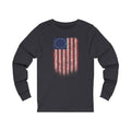 Betsy Ross Flag 13 Colonies Women's Long Sleeve Performance V-neck Tee - Trumpshop.net