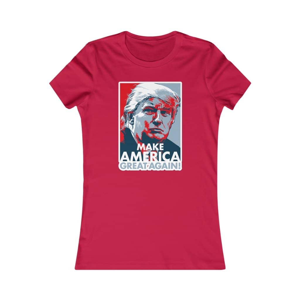 Make America Great Again Trump Iconic Ladies' T-Shirt - Trumpshop.net