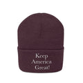 Keep America Great Emboridered #KAG Trump Knit Cap - Trumpshop.net