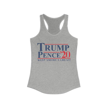 Trump Pence 2020 Ladies Ideal Racerback Tank - Trumpshop.net