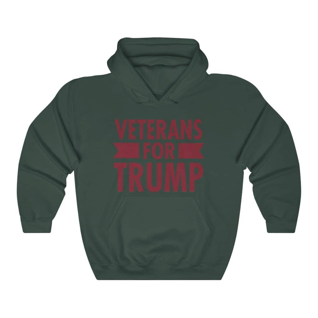 Veterans for Trump Pullover Hoodie 8 oz. - Trumpshop.net