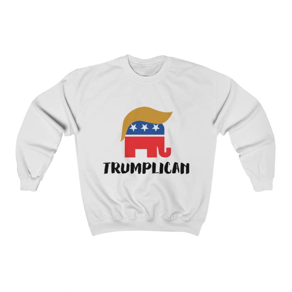Trumplican Crewneck Pullover Sweatshirt  8 oz. - Trumpshop.net
