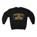 Veteran for Trump Crewneck Pullover Sweatshirt  8 oz. - Trumpshop.net