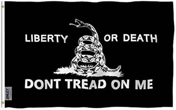 Liberty Or Death Gadsden Flag Don't Tread On Me Polyester Flag - Trumpshop.net