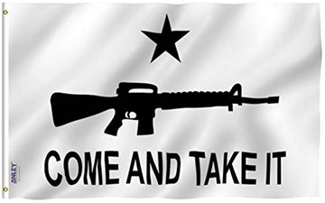 Come and Take It Flag M4 Carbine Polyester Flag - Trumpshop.net