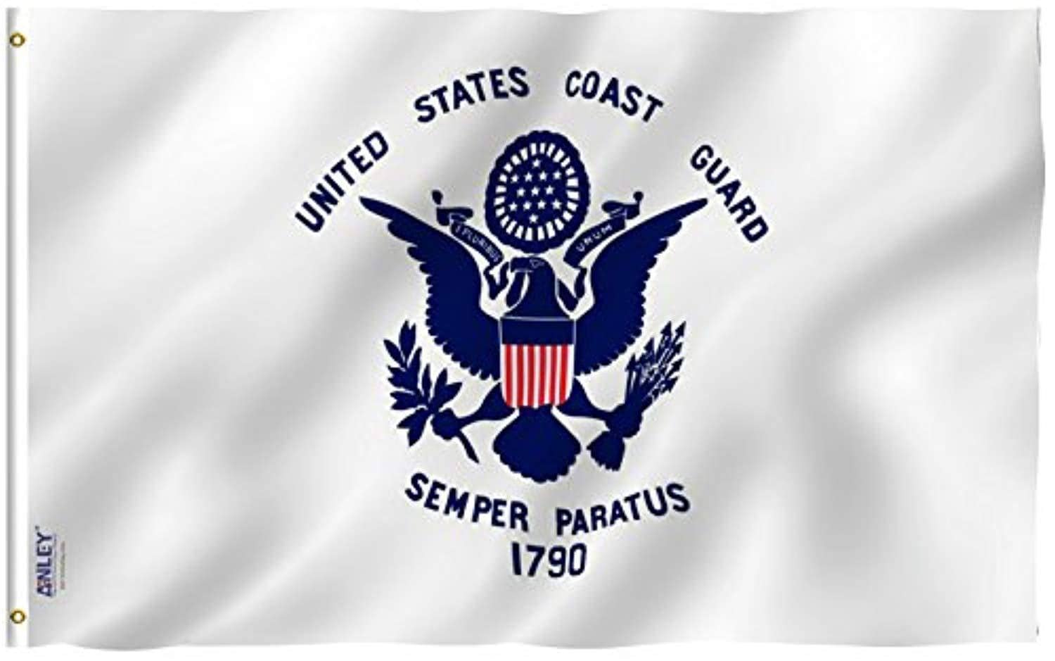 United States Coast Guard Flag - Military Polyester Flag - Trumpshop.net