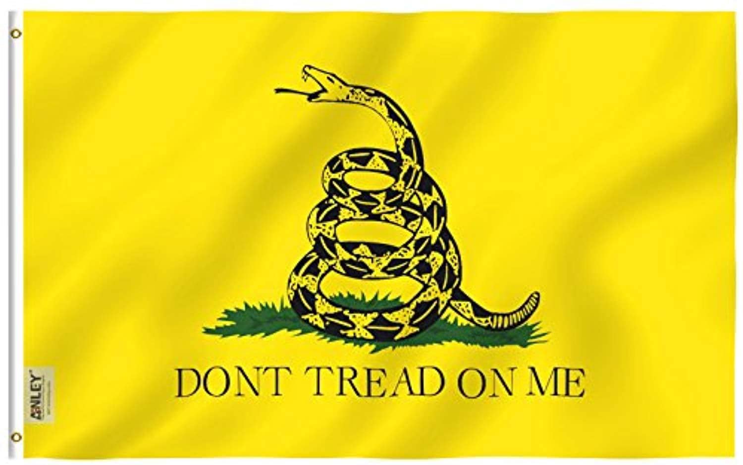 Don't Tread on Me Gadsden Flag - Vivid Color and UV Fade Resistant - Trumpshop.net