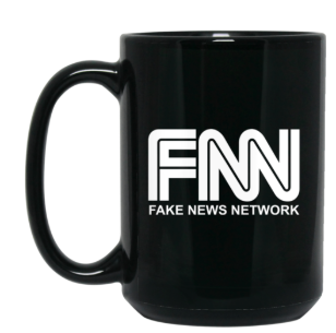 Fake News Network 15 oz. Black Mug - Trumpshop.net