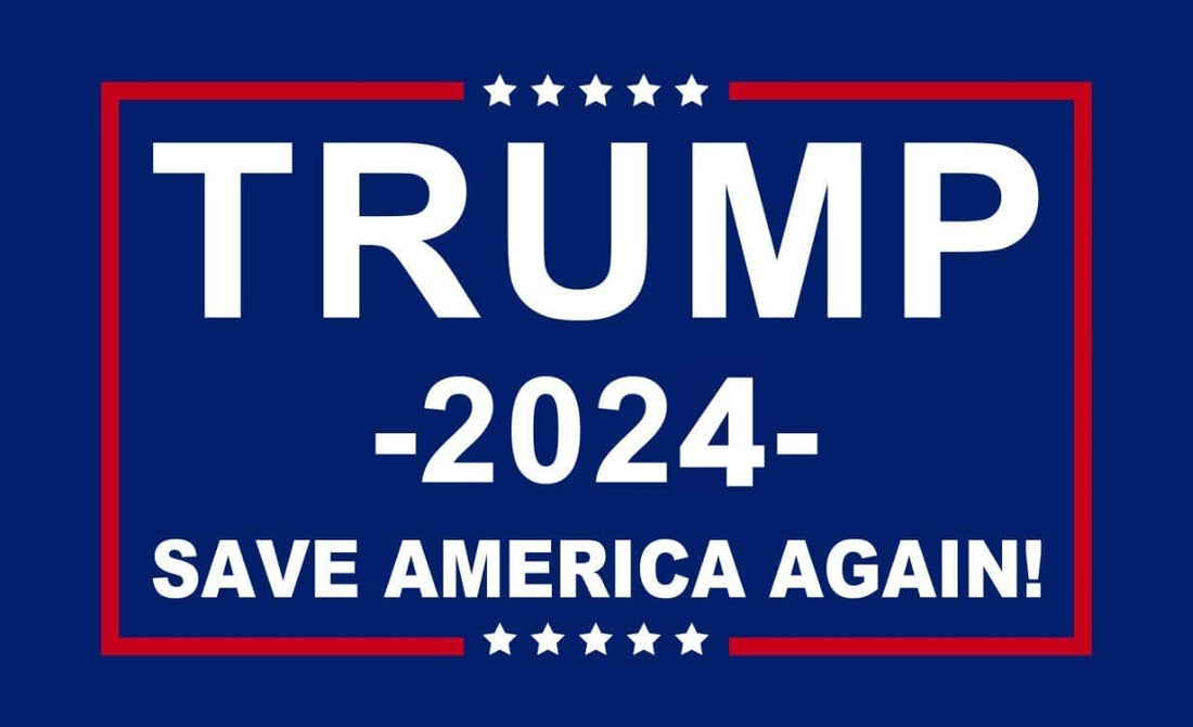 2024 Save America Again President Donald Trump Flag USA Polyester - Trumpshop.net
