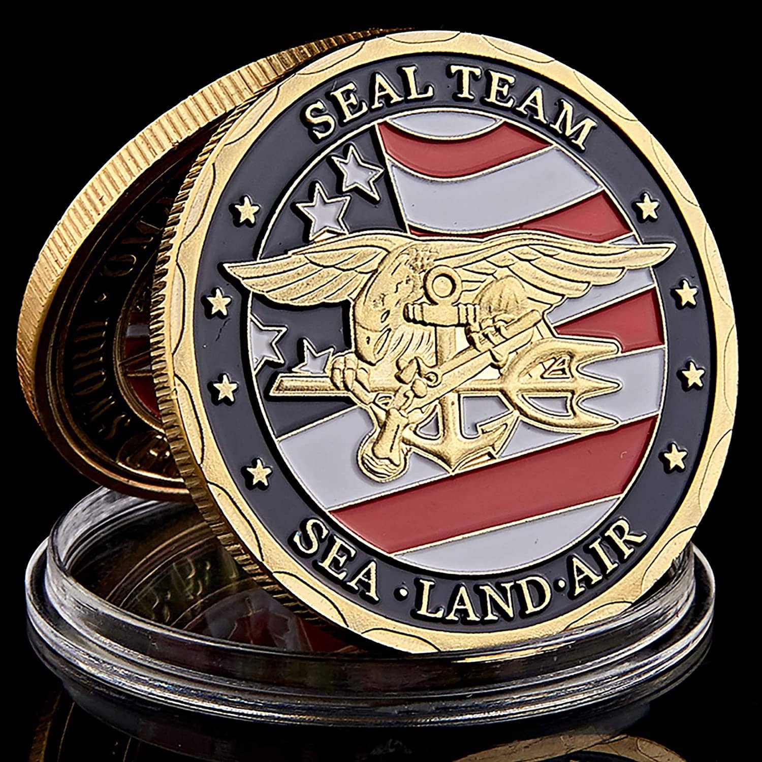 United States Seal Team Sea Land Air Navy Military Challenge Coin - Trumpshop.net