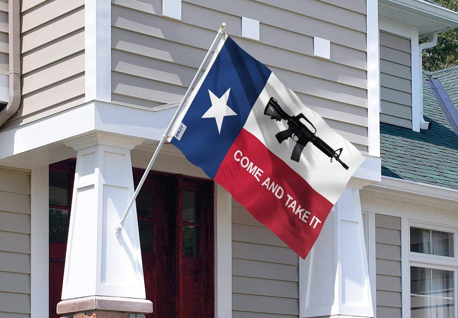 Texas Come and Take It Flags Polyester with Brass Grommets 3 X 5 Ft - Trumpshop.net
