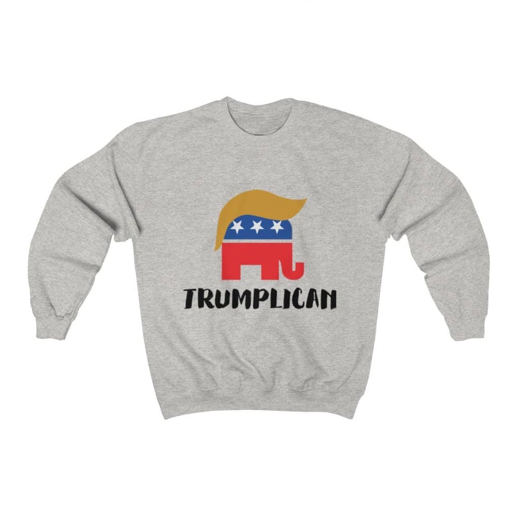 Trumplican Crewneck Pullover Sweatshirt  8 oz. - Trumpshop.net