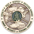 United States Army Core Values Challenge Coin 1-Pack (Single Coin) - Trumpshop.net