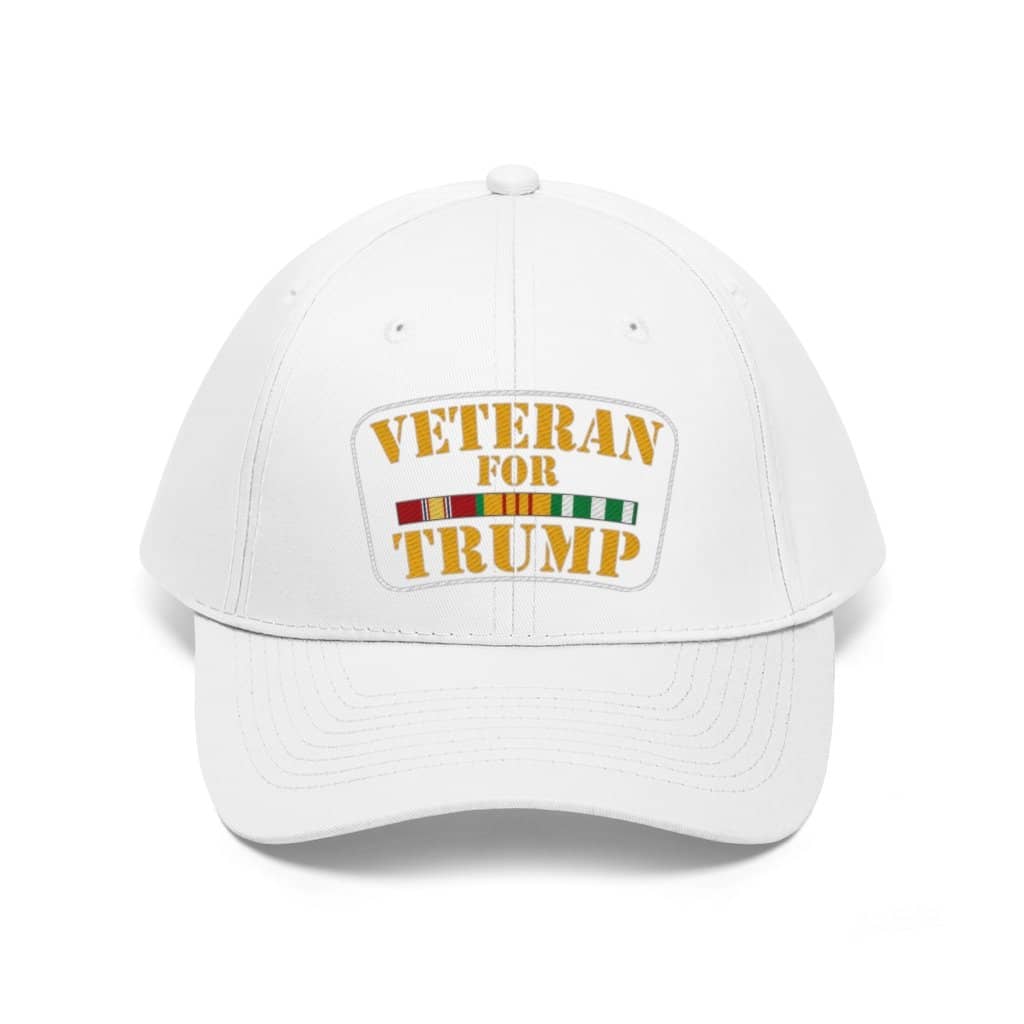 Veterans for Trump Embroidered Hat - Trumpshop.net