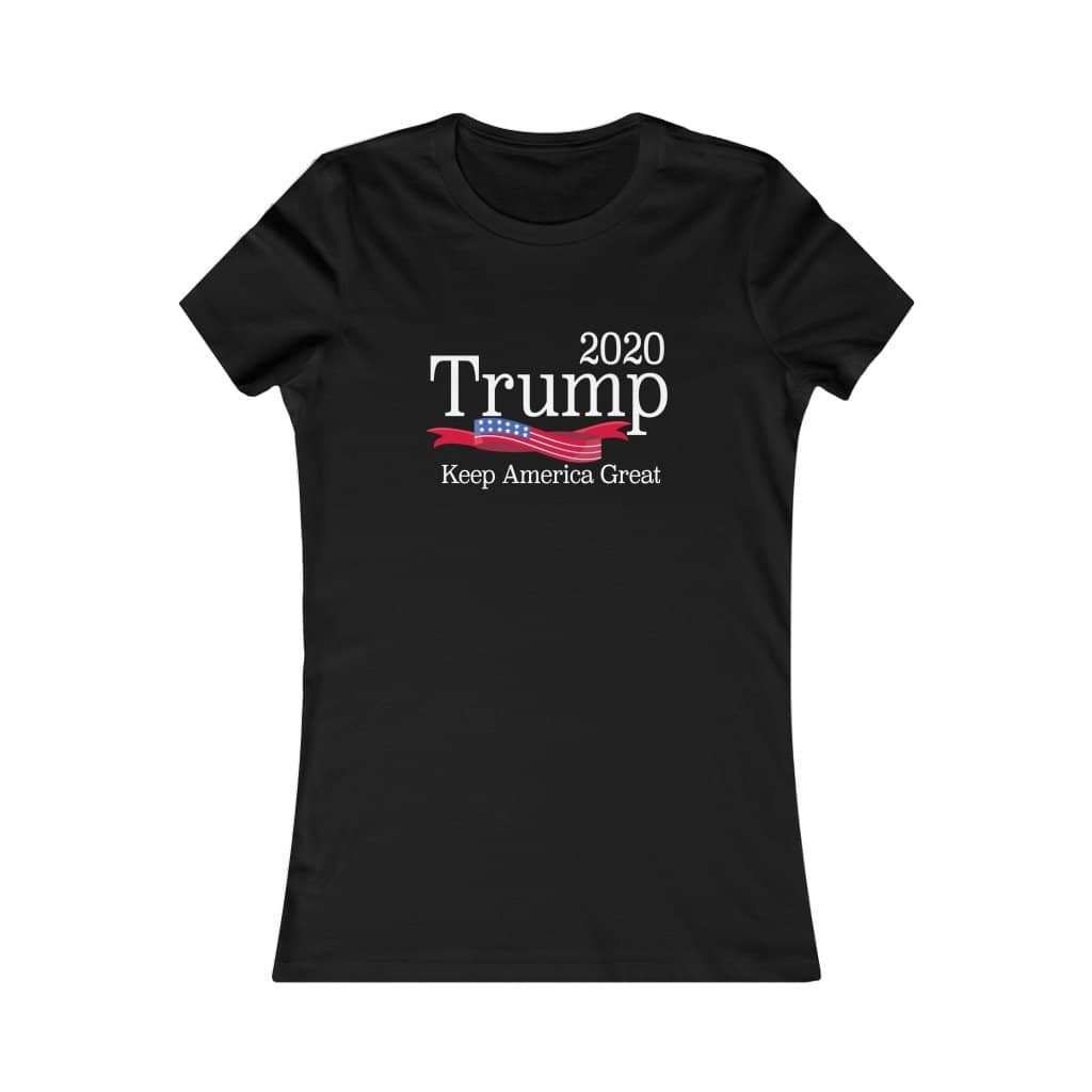 Trump 2020 Keep America Great Softstyle Ladies' T-Shirt - Trumpshop.net