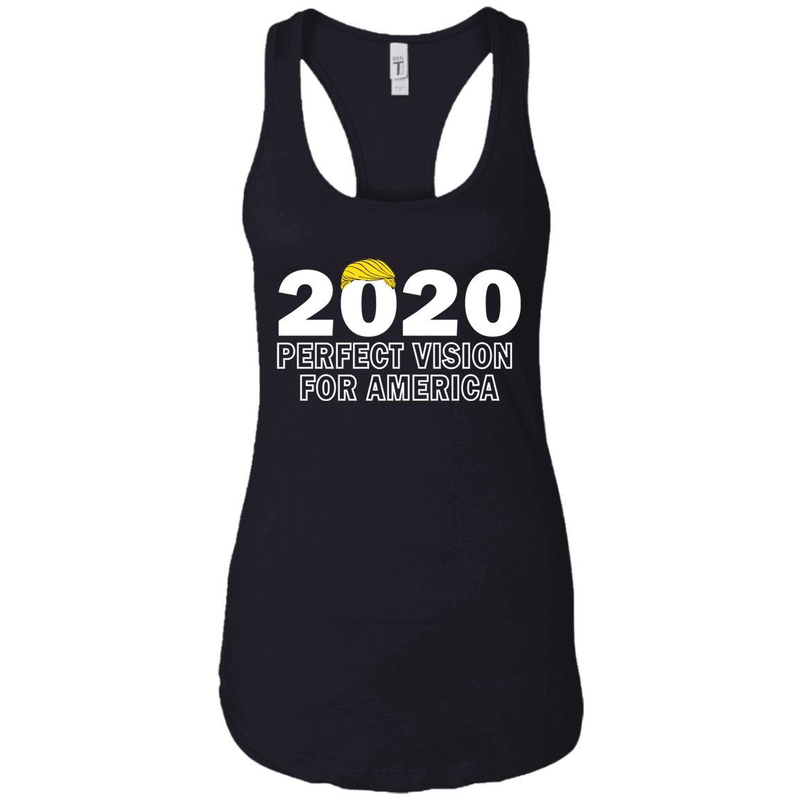 2020 Perfect Vision Trump Ladies Ideal Racerback Tank - Trumpshop.net