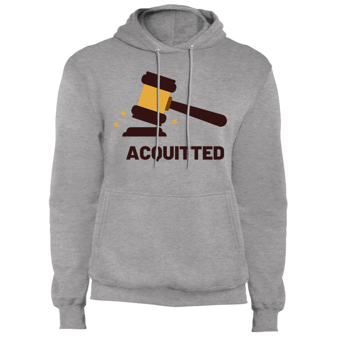 Acquitted Gavel Core Fleece Pullover Hoodie - Trumpshop.net