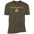 Socialism is Poop Premium Short Sleeve T-Shirt - Trumpshop.net