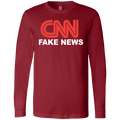 CNN Fake News Men's Jersey LS T-Shirt - Trumpshop.net