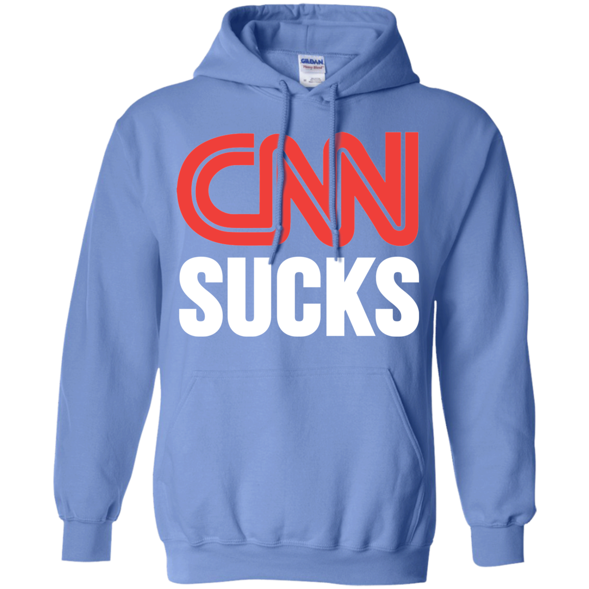 CNN Sucks Pullover Hoodie 8 oz. - Trumpshop.net