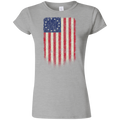 Betsy Ross Flag 13 Colonies Ladies' T-Shirt - Trumpshop.net