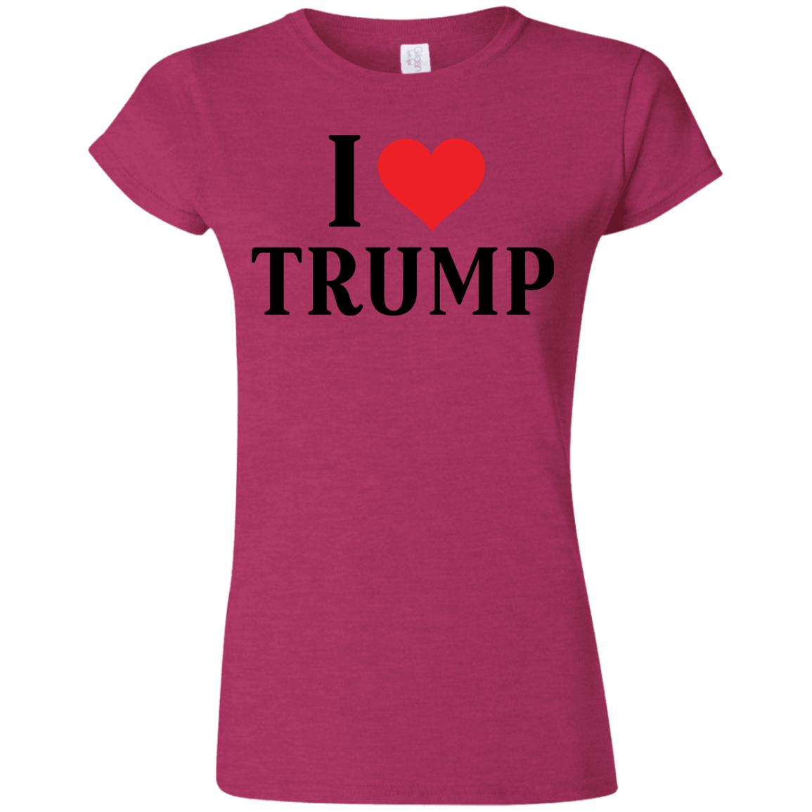 I Love Trump Softstyle Ladies' T-Shirt - Trumpshop.net