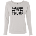 Farmers for Trump Ladies' French Terry Scoop - Trumpshop.net
