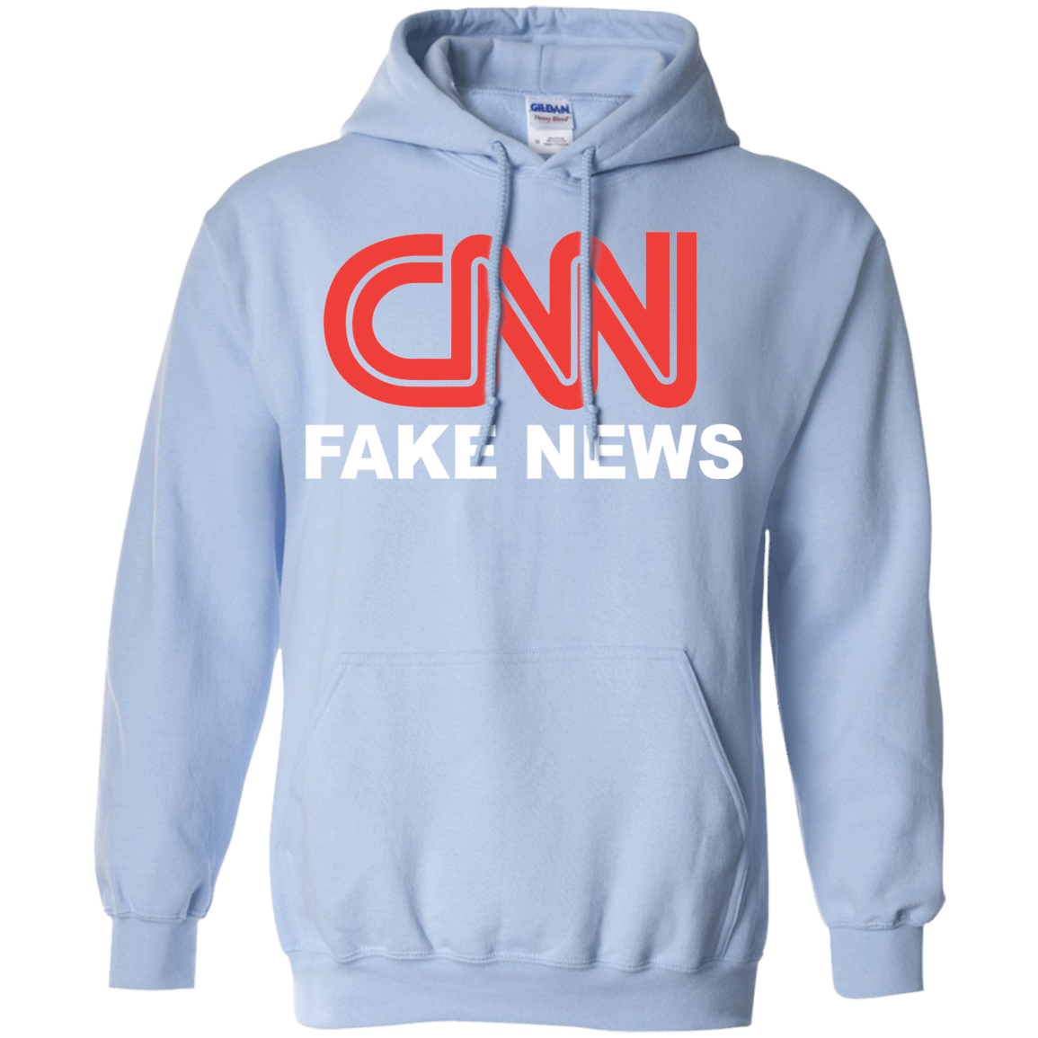 CNN Fake News Pullover Hoodie 8 oz. - Trumpshop.net
