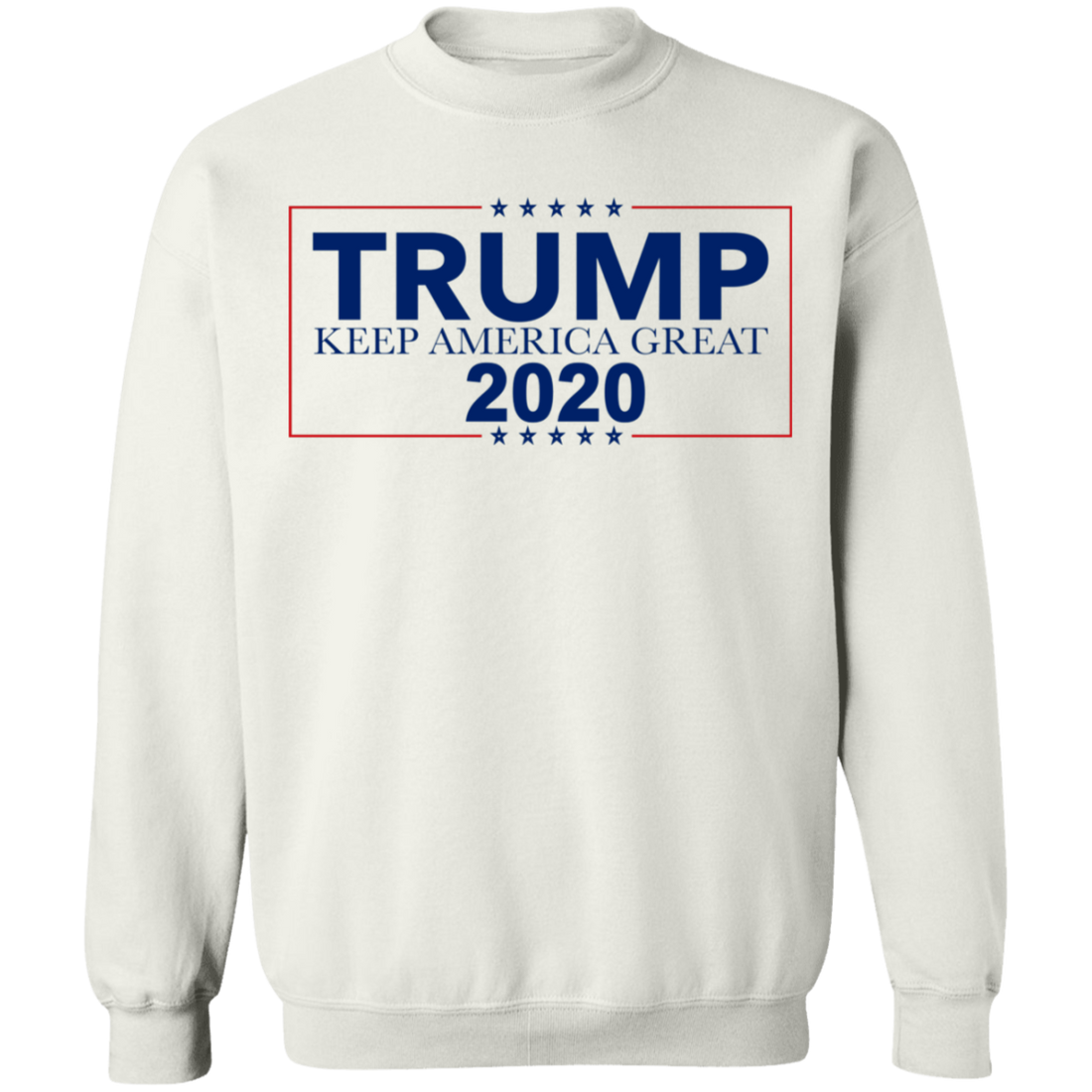 Keep America Great 2020 Slogan Crewneck Pullover Sweatshirt  8 oz. - Trumpshop.net