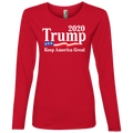 Trump 2020 Keep America Great Ladies' French Terry Scoop - Trumpshop.net