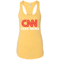 CNN Fake News Ladies Ideal Racerback Tank - Trumpshop.net