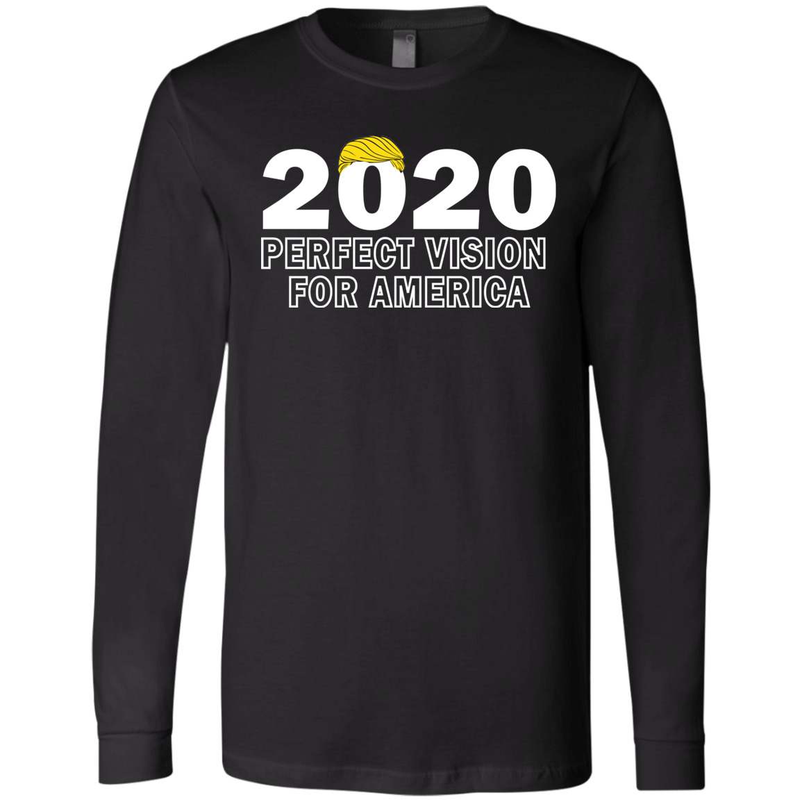 2020 Perfect Vision Trump Men's Jersey LS T-Shirt - Trumpshop.net