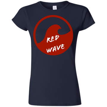Red Wave Trump Ladies' T-Shirt - Trumpshop.net