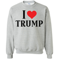 I Love Trump Pullover Sweatshirt  8 oz. - Trumpshop.net