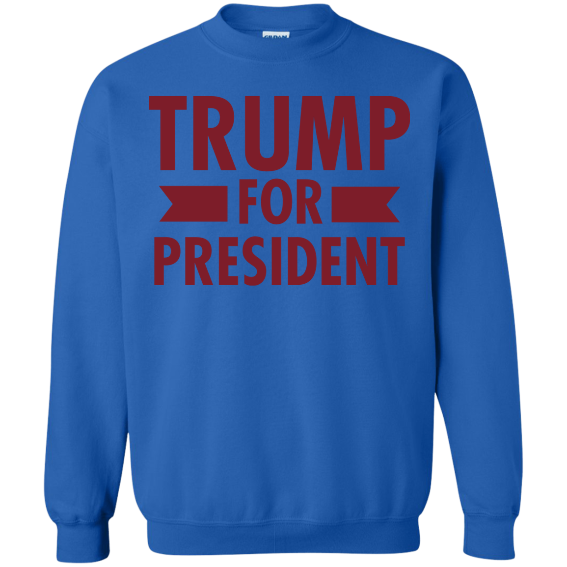 Trump for President Crewneck Pullover Sweatshirt  8 oz. - Trumpshop.net