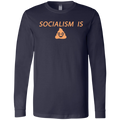 Socialism is Poop Men's Jersey LS T-Shirt - Trumpshop.net