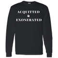 TRUMP Acquitted Exonerated Long Sleeve T-Shirt - Trumpshop.net