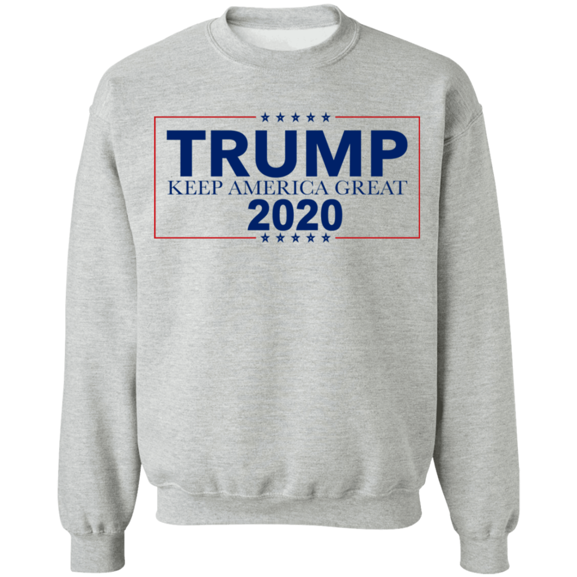 Keep America Great 2020 Slogan Crewneck Pullover Sweatshirt  8 oz. - Trumpshop.net