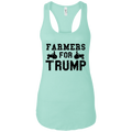 Farmers for Trump Ladies Ideal Racerback Tank - Trumpshop.net