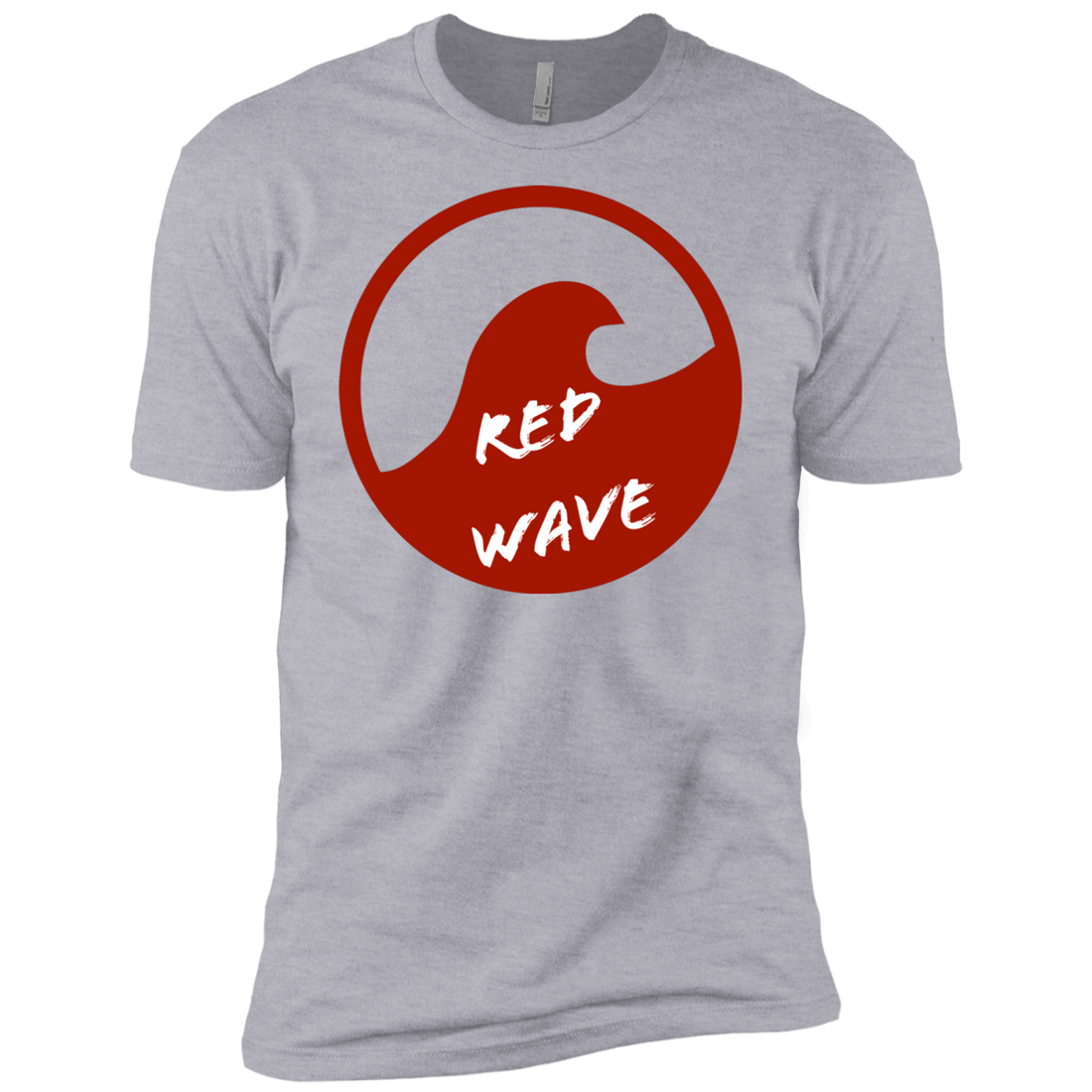 Red Wave Trump Short Sleeve Men's T-Shirt - Trumpshop.net