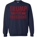 Trump for President Crewneck Pullover Sweatshirt  8 oz. - Trumpshop.net