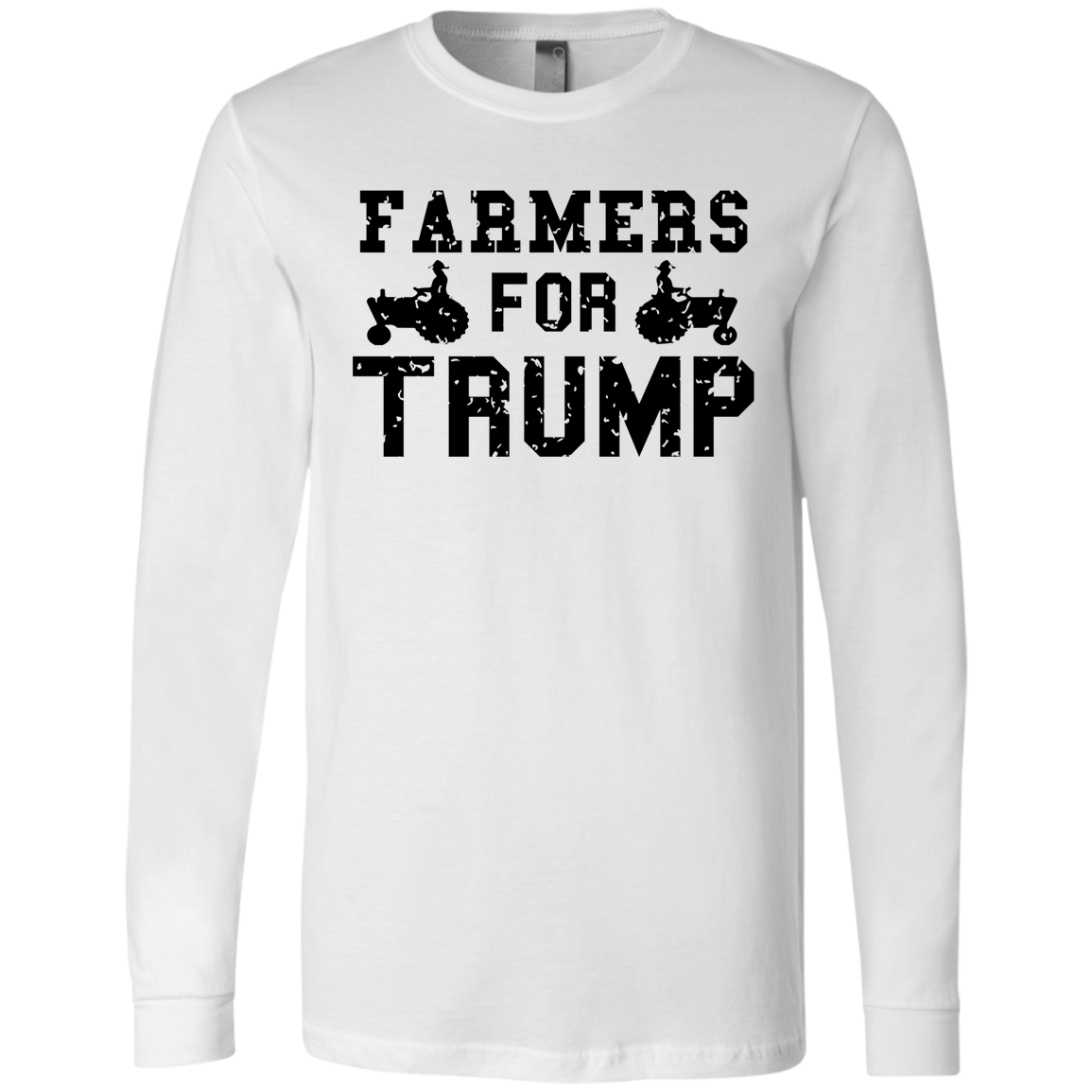 Farmers for Trump Men's Jersey LS T-Shirt - Trumpshop.net