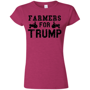 Farmers for Trump Softstyle Ladies' T-Shirt - Trumpshop.net