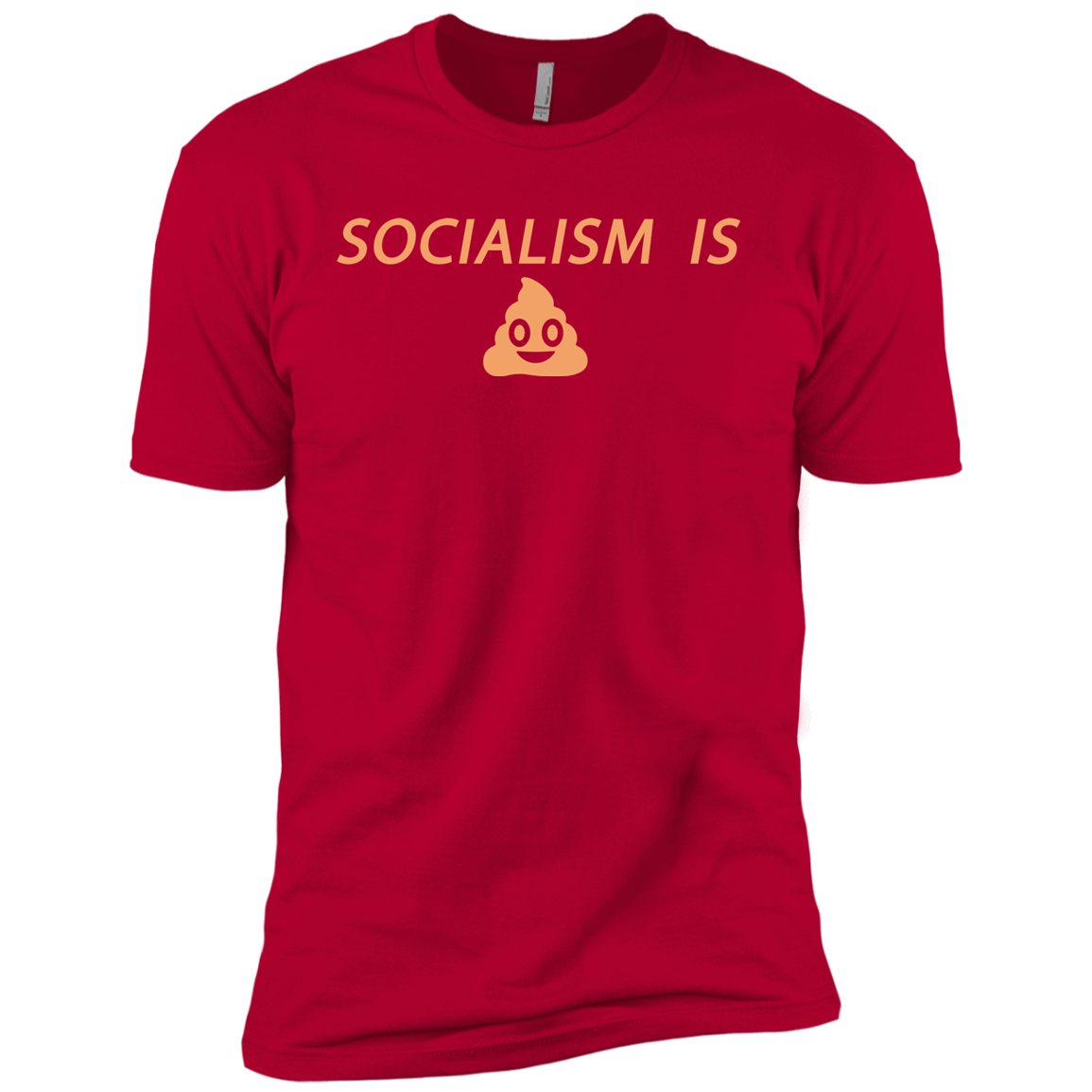 Socialism is Poop Premium Short Sleeve T-Shirt - Trumpshop.net