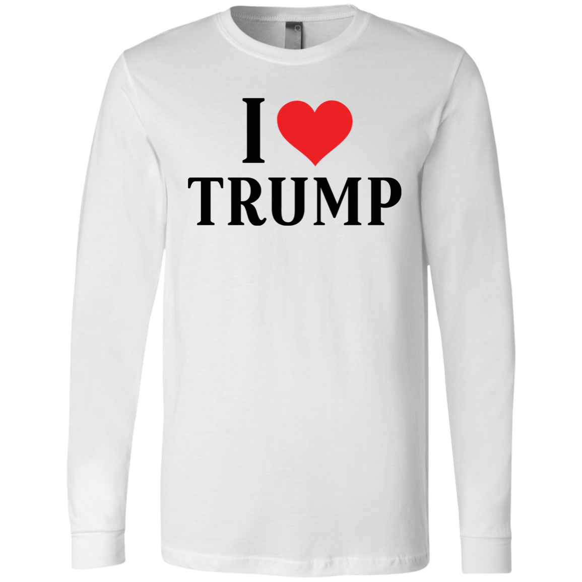 I Love Trump Men's Jersey LS T-Shirt - Trumpshop.net