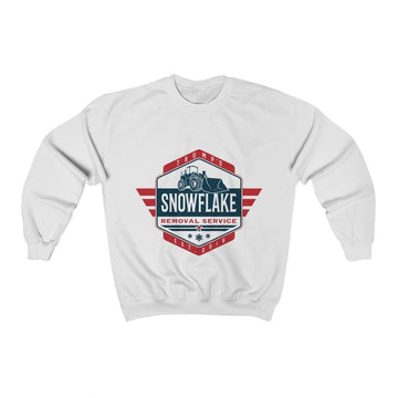 Snowflake Removal Service Unisex Heavy Blend™ Crewneck Sweatshirt - Trumpshop.net