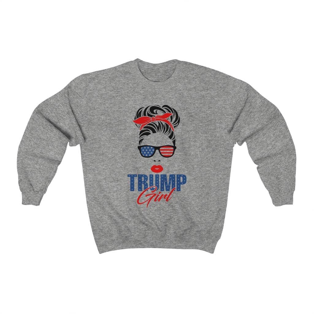 Trump Girl Heavy Blend™ Crewneck Sweatshirt - Trumpshop.net