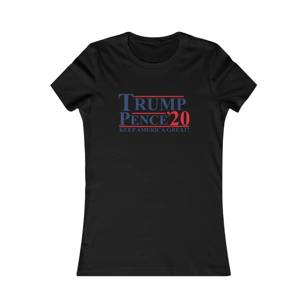 Trump Pence 2020 Softstyle Ladies' T-Shirt - Trumpshop.net