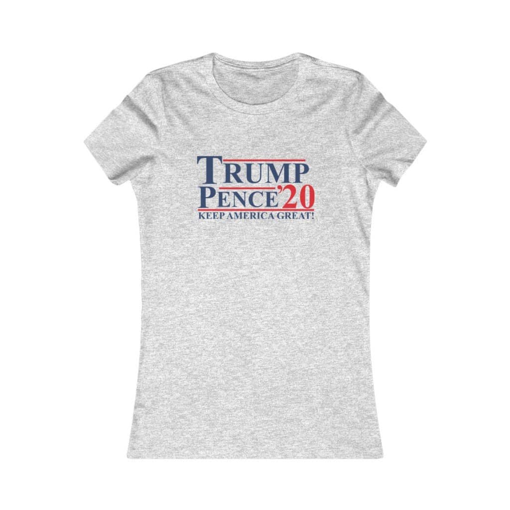 Trump Pence 2020 Softstyle Ladies' T-Shirt - Trumpshop.net