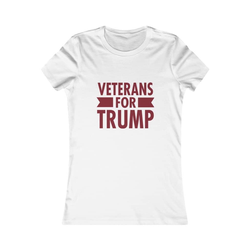 Veterans for Trump Softstyle Ladies' T-Shirt - Trumpshop.net